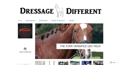 Desktop Screenshot of dressagedifferent.com